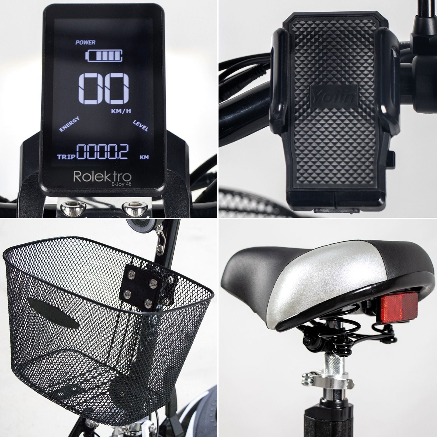 Rolektro E-Joy 45 Lithium, Schwarz, 45 km/h Rolektro E-Joy 45 Lithium, Schwarz, 45 km/h